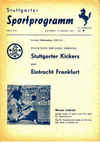 Oberliga süd - 14.02.60,