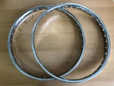 2 x Felge Chrom Piaggio Vespa Ciao 1,2 x 17 Zoll 36 Loch Mofa Moped Italcerchio