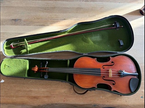 Alte violine geige mit - alte, /