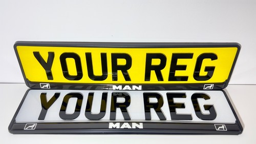 Man lkw nummernschild - man,