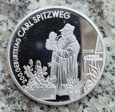 Deutschland Medaille 2008 in PP - Carl Spitzweg -