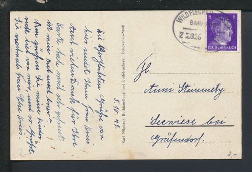 Bahnpost karte deutsches reich - bahnpost,