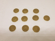  Zierrosette Messing D=21 mm