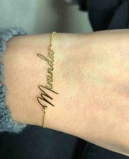 Namensarmband 18 kt Gold