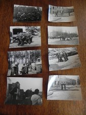 8 x DDR Feuerwehr Foto Bilder