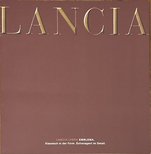 Lancia lybra emblema prospekt - emblema,