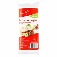 Jeden Tag Butterbrot Papier Zuschnitte 100Stk