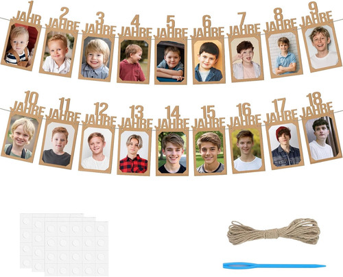 Fotogirlande geburtstag - fotogirlande,