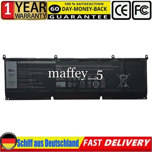 86wh 69kf2 akku für alienware - 86wh,