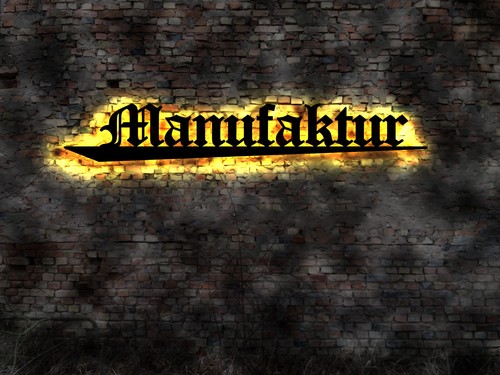 Manufaktur schild werkstatt - schild,