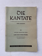 Noten.  J.S. Bach. Lobet Gott