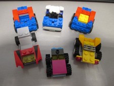 Lego;  6 x; Fahrgestell; Chassis; Fantasie; Flitzer; Kleinautos; (Y)