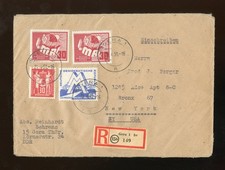 DDR Nr.250 (2) u.a. R-BRIEF