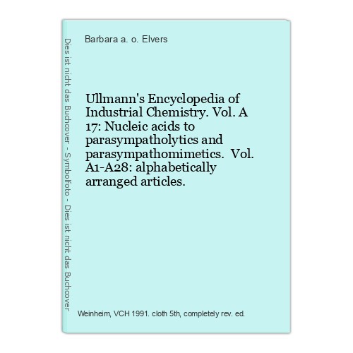 Ullmann encyclopedia of - ullmann's,