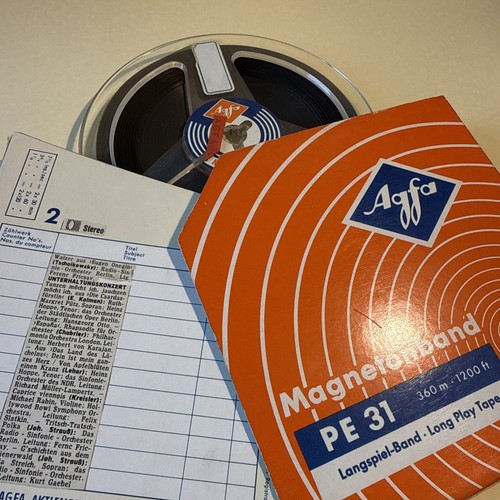 Tonband magnetonband agfa pe31 - agfa,
