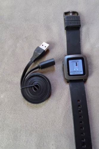 Pebble time smartwatch - time,