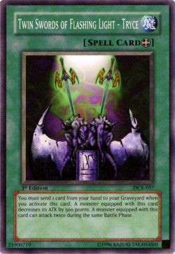 Twin swords flashing light - twin,