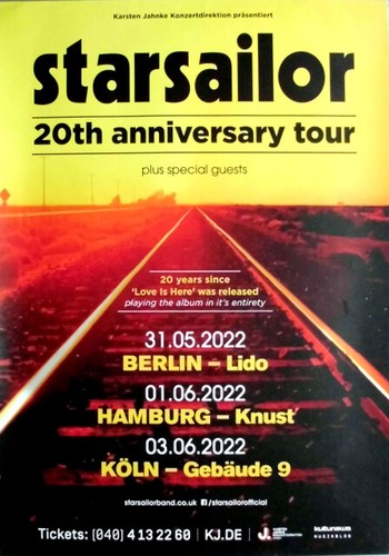 Starsailor 2022 plakat - -,