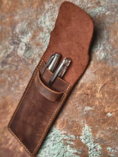Echt Leder Etui für 3 Stifte