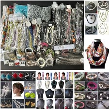 Sonderposten Restposten Schmuck 67 Teile Armband Ohrringe Kette Loop Set P3010