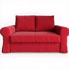 Bezug Für Backabro 2er Schlafsofa Von Ikea In Rot Nordvalla