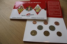 Monaco 1 Cent - 2 Euro KMS