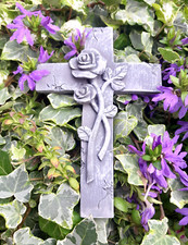 Grabschmuck Trauer Deko Kreuz