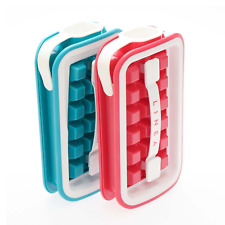 Eiswürfelschalen Maschine mit Deckel - stapelbar - 2 Stück