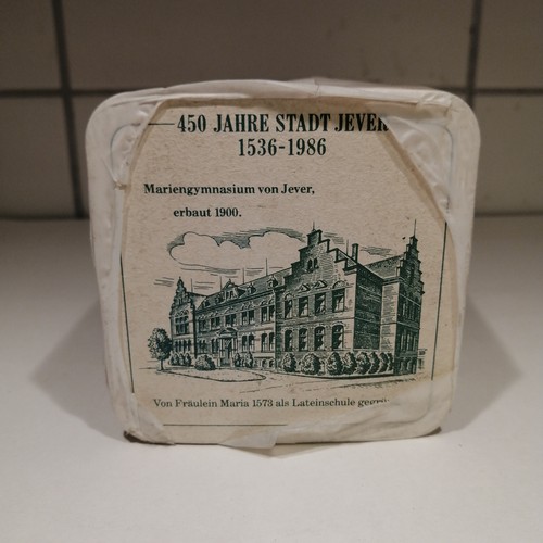 Bierdeckel jever 450 jahre - jever,
