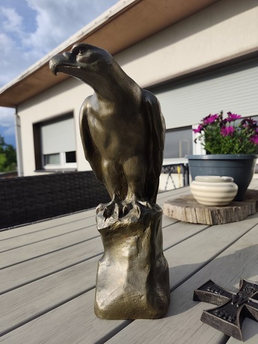 Adler statue bronze - adler, bronze,