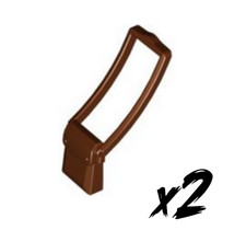 2x LEGO 61976 • Tasche Bag • Reddish Brown