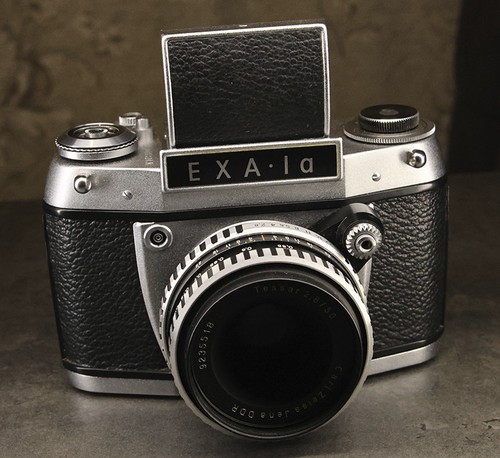Exa kamera mit tessar - 1a,