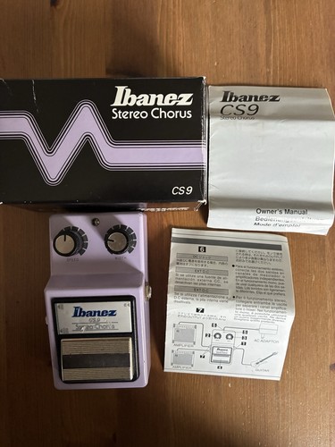 Ibanez stereo chorus - ibanez, cs-9