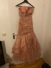 festliches abendkleid 36 damen rosa Abiye Hochzeitsfeier Hennafeier Abiballkleid