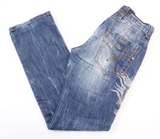 Cipo & Baxx C-526 Damen Jeans Hose W30 L32 30/32 blau stonewash Denim Baumwolle