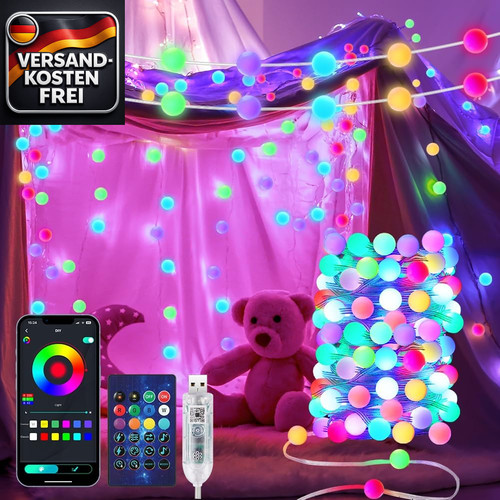 Led kugel lichterkette - led,