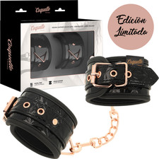 COQUETTE CHIC DESIRE - HANDSCHELLEN DER BLACK EDITION MIT NEOPRENFUTTER -