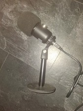 PC Standmikrofon Computer Gaming Schwarz