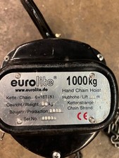 Eurolite Kettenzug Hubhöhe 6m, 1000kg mit hochwertigem Kettensack
