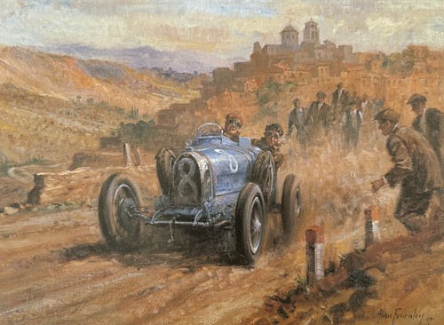 1925 targa florio - targa, bugatti