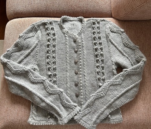 Damentrachtenjacke hellgrau