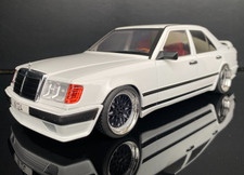 Mercedes E Klasse W124 echt Alufelgen BBS Design Tuning Modelauto 1:18 Limo