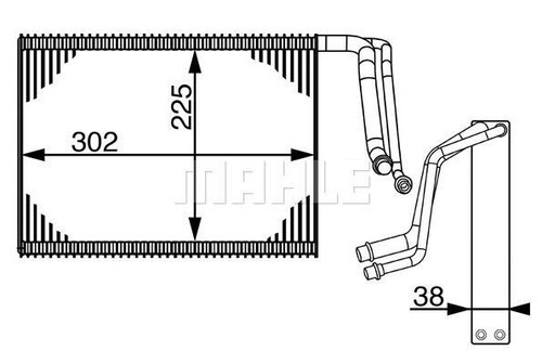 Mahle verdampfer klimaanlage - mahle,