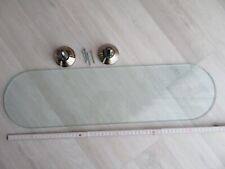 Badablage aus Glas 60lang 15,5cm breit Glasboden Waschbeckenablage Spiegelablage