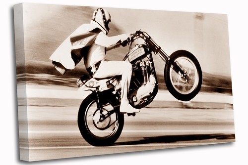 Evel knievel leinwand wandbild - evel,