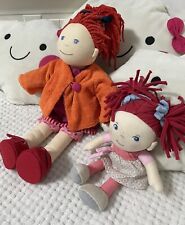 ♥️ HABA 1578 ~ Puppe Lotta ~ ca.38cm ~ Mirli ~ ca.20cm ~ wie Neu ♥️