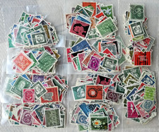 Lot mit 100 Stück Briefmarken BRD Gestempelt ab 1951 bis bis 1964 "Wundertüte"