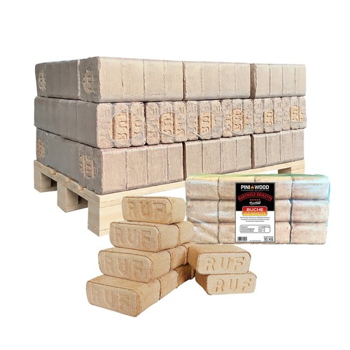 Pini ruf holzbriketts - ruf, 100%
