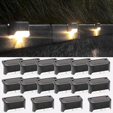 16 Stück Solarlampen für Außen Garten Solar Treppenbeleuchtung Außen Balkon Deko