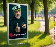 Plakatdruck Blue Back 120g  Affichenpapier  DIN A1 und DIN A0